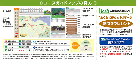 コースガイドマップの見方